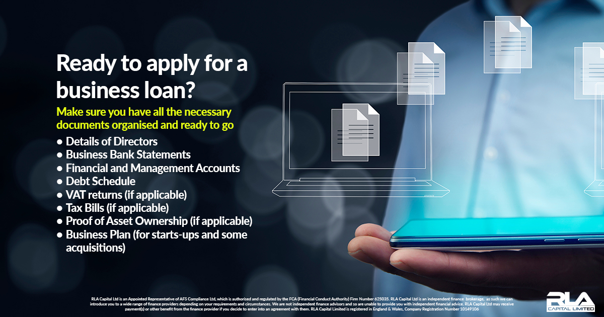 Business Loan Application Documents Infographic